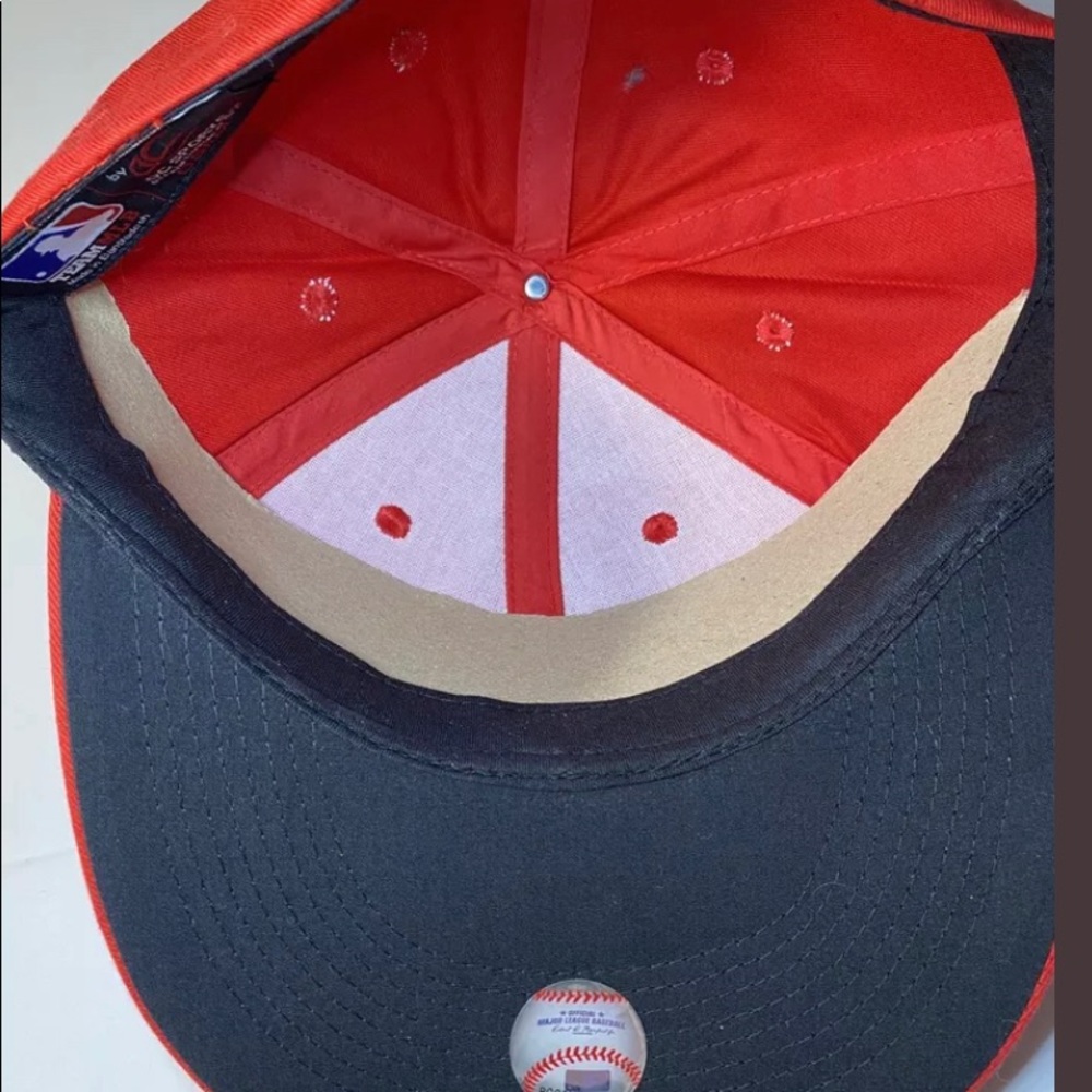 WASHINGTON NATIONALS HAT CAP MLB BASEBALL ADJUSTABLE ONE SIZE OSFA RED New - Picture 4 of 7